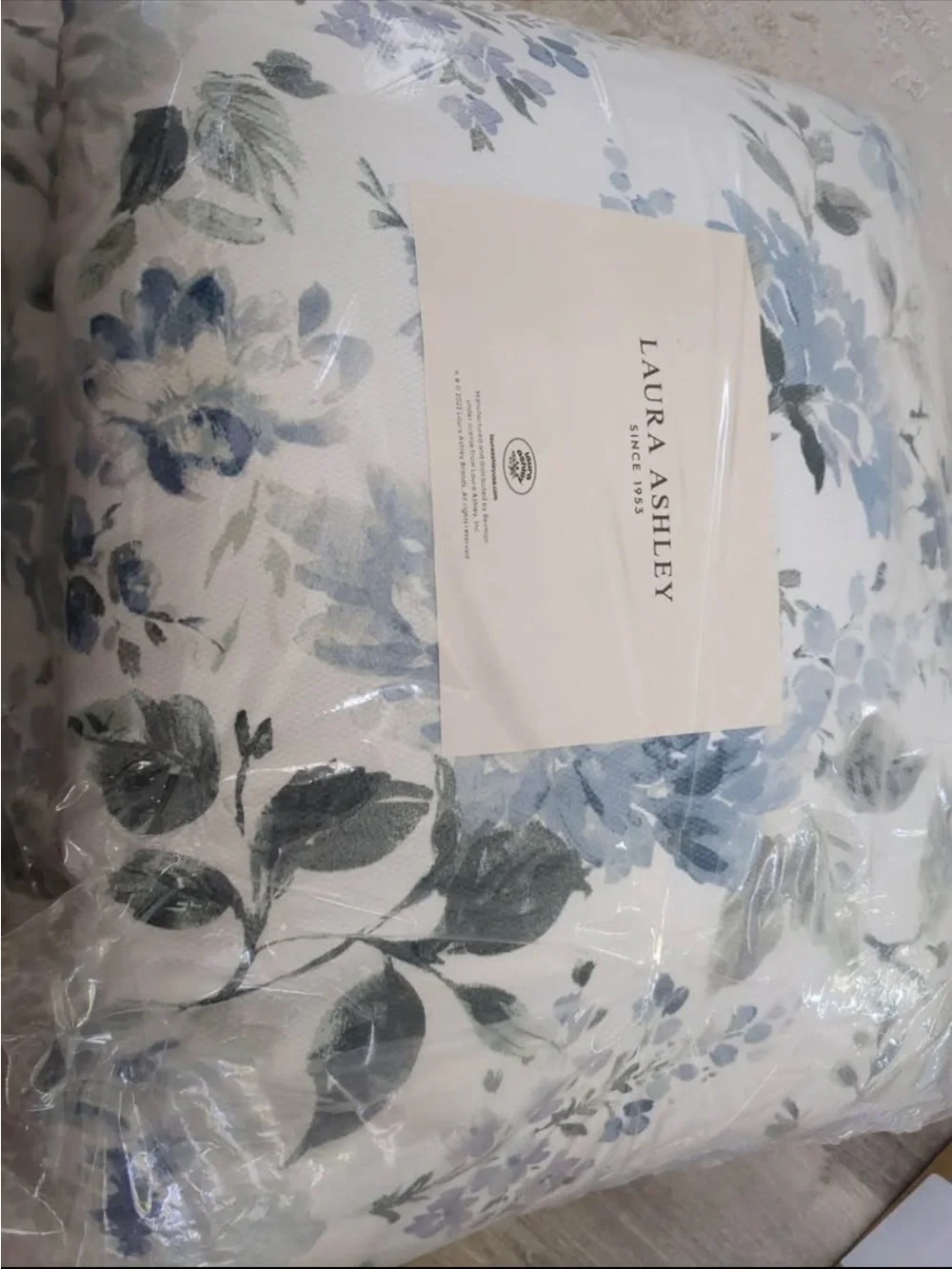 Laura Ashley Home - Queen Comforter Set, Reversible Cotton Bedding with shams